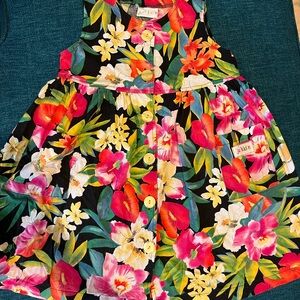 Vintage 90's floral Hawaiian print Just Kid'n dress